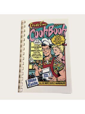 Crave Time White Castle Cookbook 1996 Spiral Bound Over 100 Recipes